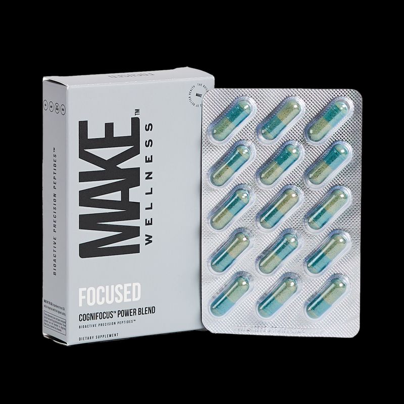 Make Wellness FOCUSED peptide capsules